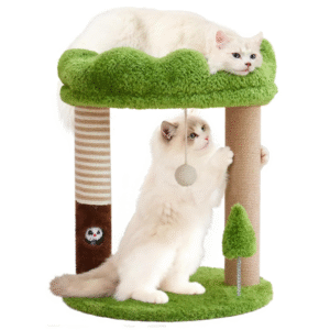 Small Cat Tree with Perch Cat Bed and Removable Cover