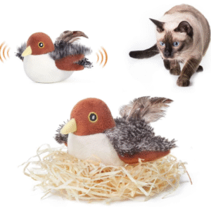 Cat Toys Rechargeable Flapping Bird Sparrow