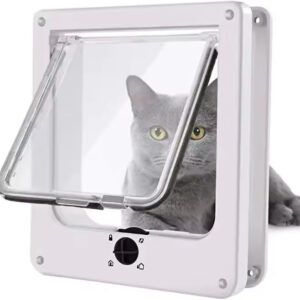 Cat Flap Way Security Lock Flap Door for Cats