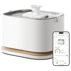 Cat Water Fountain, Cordless Cat Fountain Battery Operated